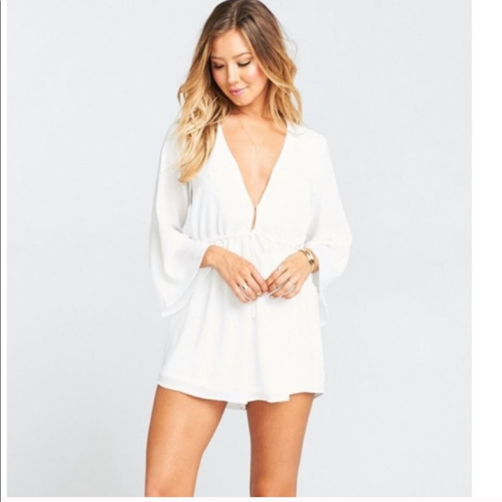 NWT Show Me Your Mumu Roxy Romper in White